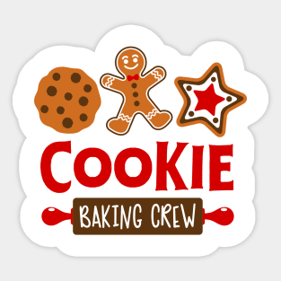 Cookie Baking Crew Sticker